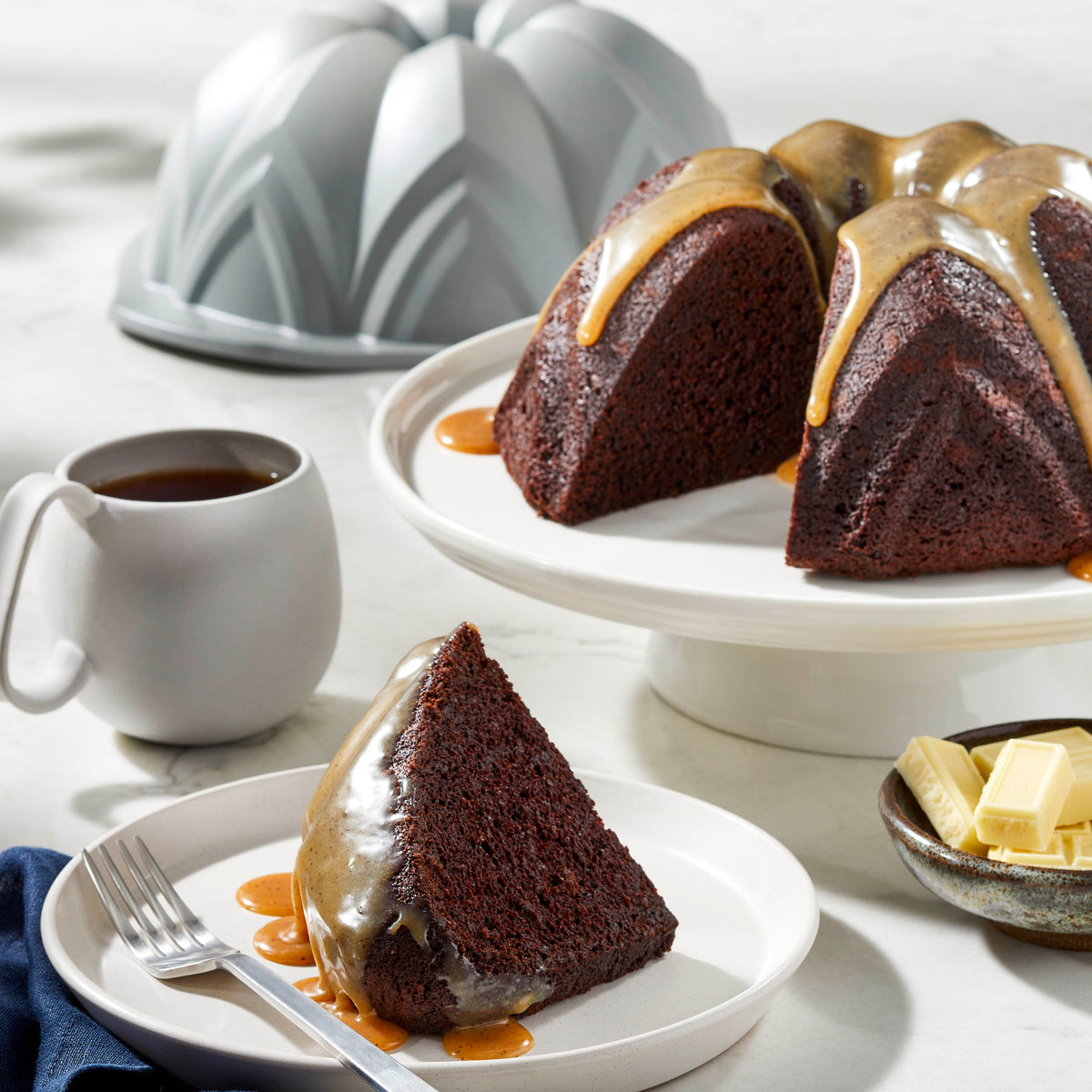 Dense Chocolate Cake with Earl Grey Ganache – Paderno