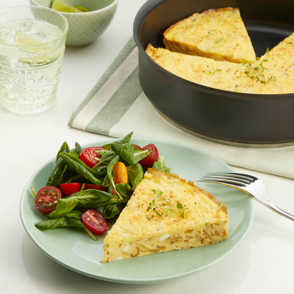 Gruyère & Caramelized Onion Frittata – Paderno