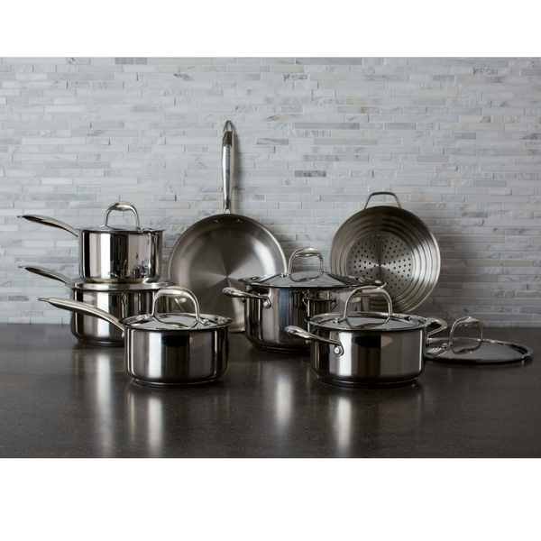Canadian Signature 13-Piece Stainless Steel Cookware Set